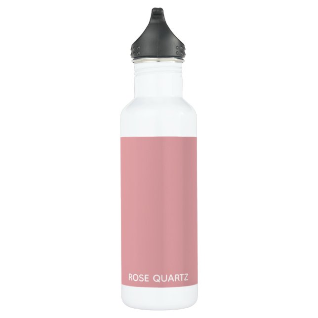 Rose Quartz pink color name 710 Ml Water Bottle (Right)