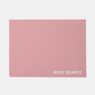 Rose Quartz pink colour name Doormat