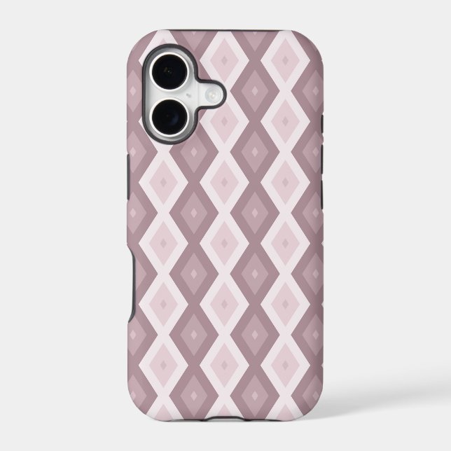 Rose quartz pink diamond pattern (Back)