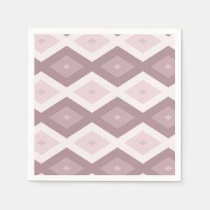 Rose quartz pink diamond pattern napkin