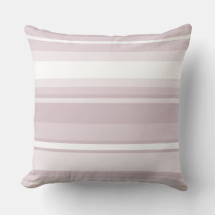 Rose quartz pink stripes cushion