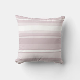 Rose quartz pink stripes cushion
