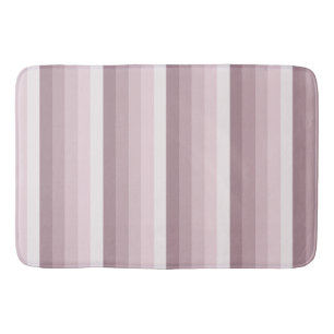 Rose quartz shadow stripes bath mat