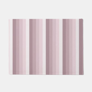 Rose quartz shadow stripes doormat