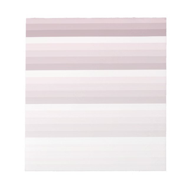 Rose quartz shadow stripes notepad (Front)