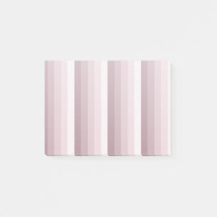 Rose quartz shadow stripes post-it notes