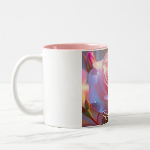 Rose Queen (iridescent edition) Two-Tone Coffee Mug