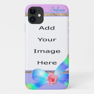 Rose & Rainbow Ribbon Flowered Border Case-Mate iPhone Case