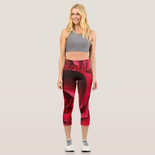 Rose red capris