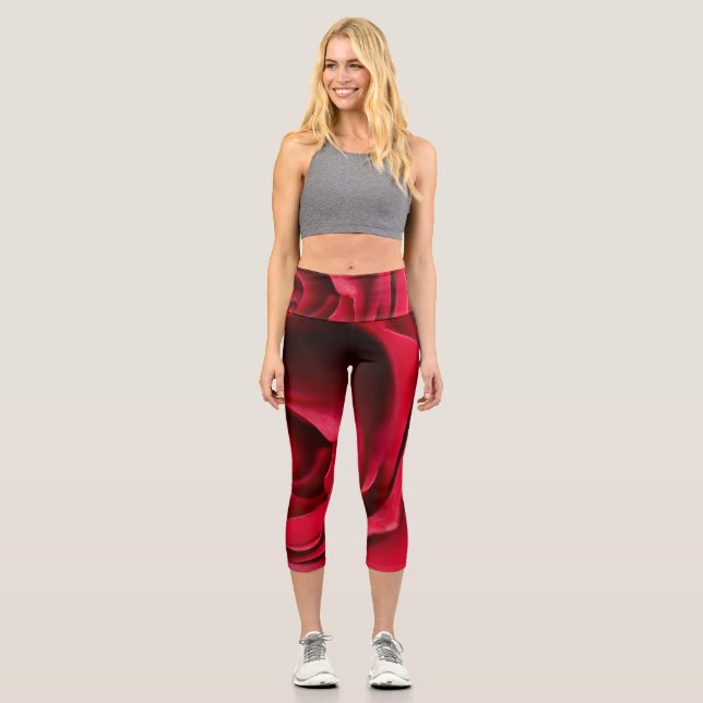 Rose red capris (Front)