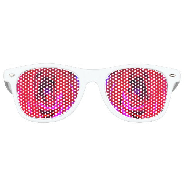 Rose Red Miami, Retro Sunglasses (Front)