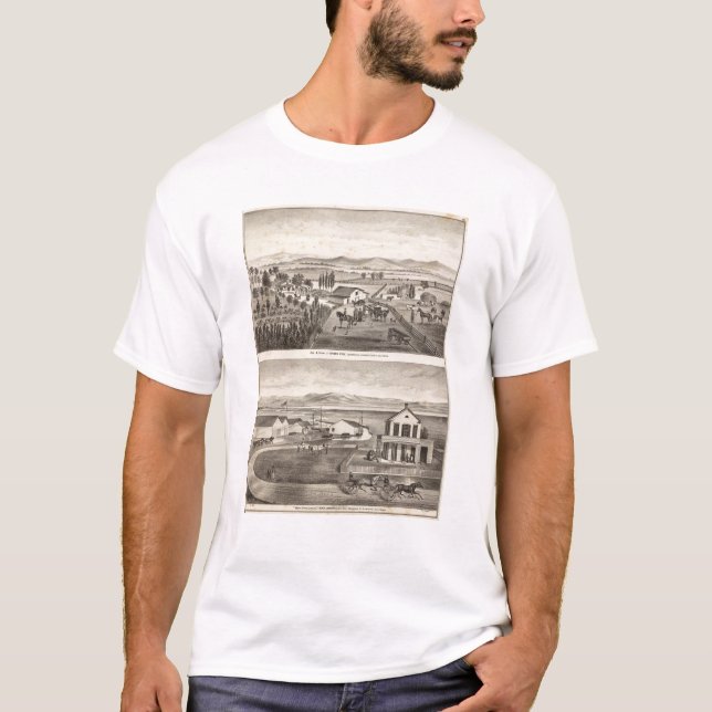 Rose res, Warm Spring Landing T-Shirt (Front)