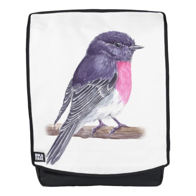 Rose robin backpack (Front)