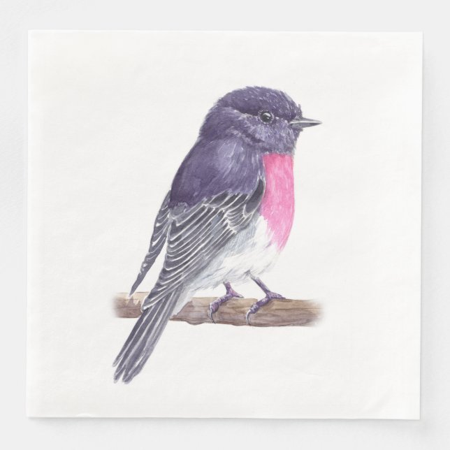 Rose robin napkin (Front)