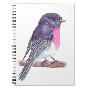 Rose robin notebook