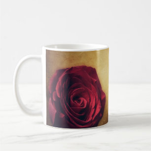Rose rose bloom abstract romantic coffee mug