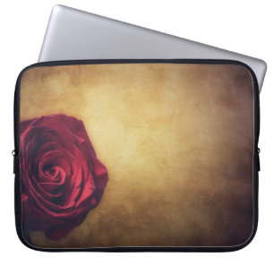 Rose rose bloom abstract romantic laptop sleeve