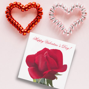 Rose rouge - Red rose  Holiday Card