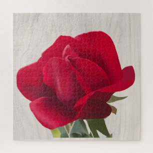 Rose rouge - Red rose Jigsaw Puzzle