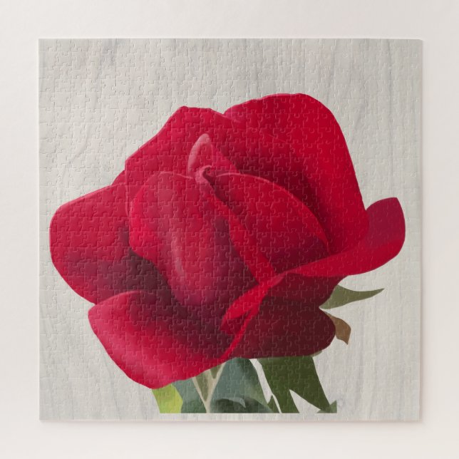 Rose rouge - Red rose  Jigsaw Puzzle (Vertical)