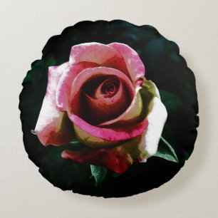 rose   round cushion