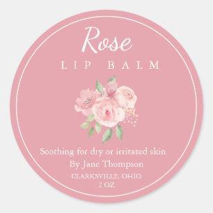 Rose Salve / balm Label