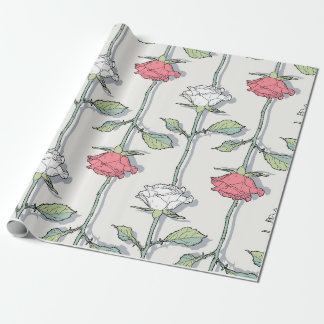 Rose seamless Pattern Wrapping Paper