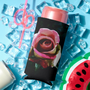 rose   seltzer can cooler