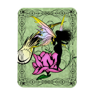 Rose Shadow Fairy Magnet