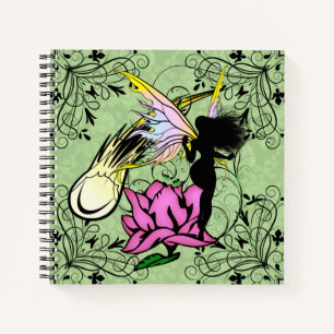 Rose Shadow Fairy Notebook