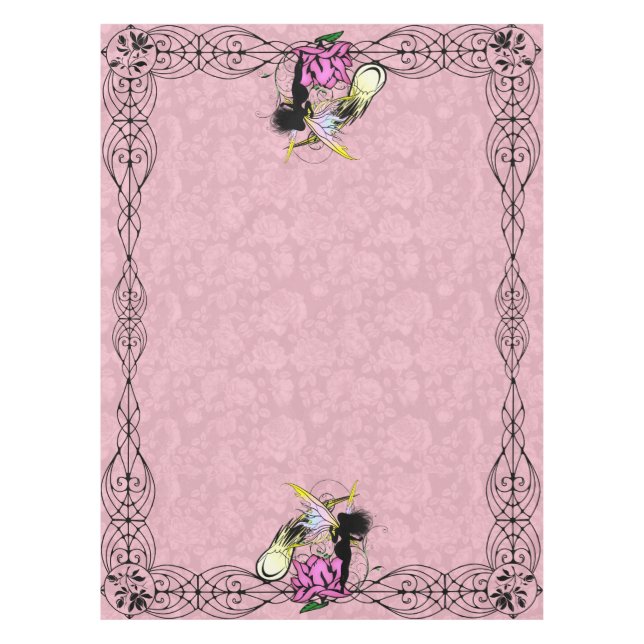 Rose Shadow Fairy Tablecloth (Front)