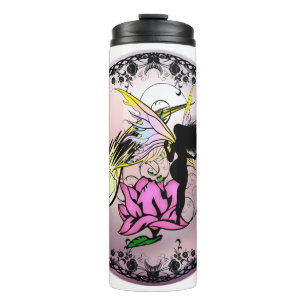 Rose Shadow Fairy Thermal Tumbler