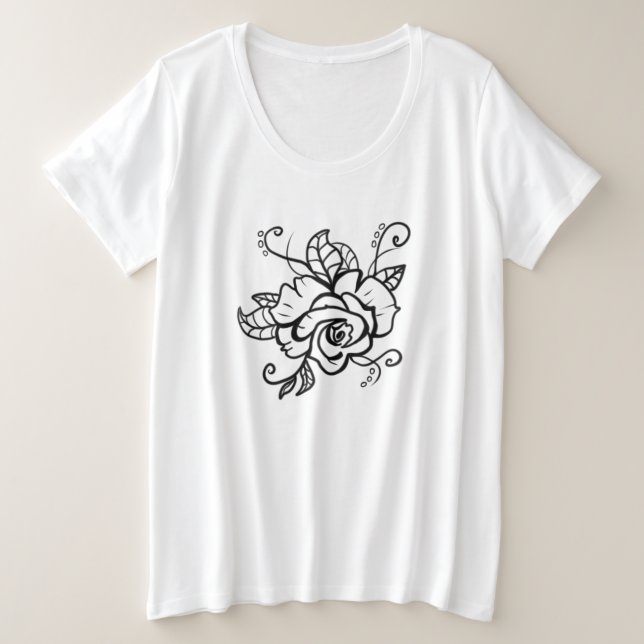 rose shirt (Design Front)