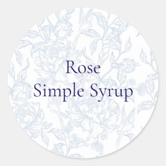 Rose Simple Syrup sticker 
