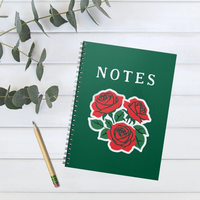 Rose Spiral Photo Notebook (Creator Uploaded)