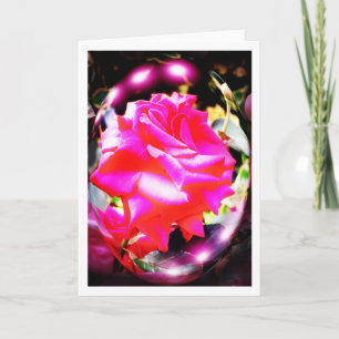 Rose spirits holiday card