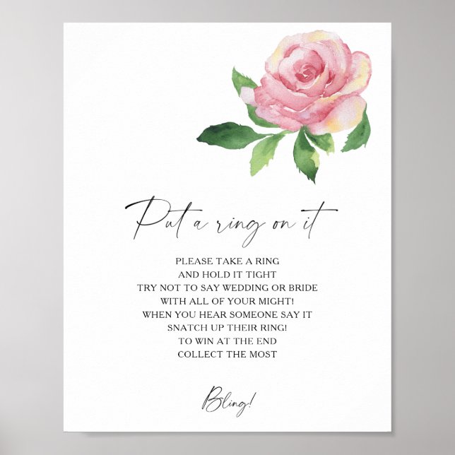 Rose - spring put a ring on it game poster (Front)