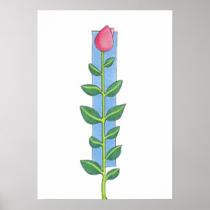 Rose Stem Poster