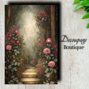 Rose Steps Beyond Decoupage Tissue Paper