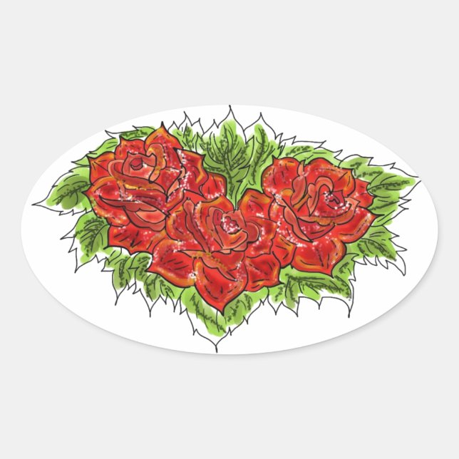 Rose Sticker (Front)