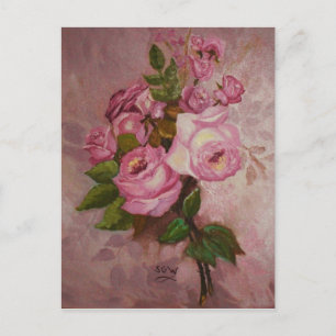 Rose Study Postcard