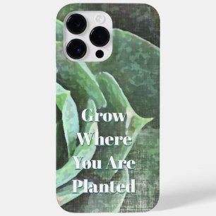 Rose Succulent Grow Where You are Planted Case-Mate iPhone 14 Pro Max Case