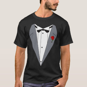 Rose Suit Don s Tuxedo T-Shirt