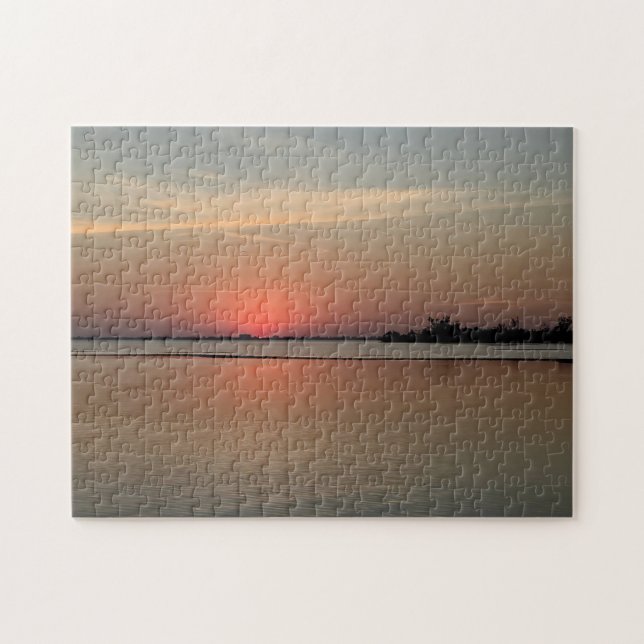 Rose Sunset Waters Jigsaw Puzzle (Horizontal)