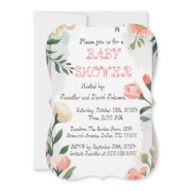 Rose Sweet Floral Baby Shower