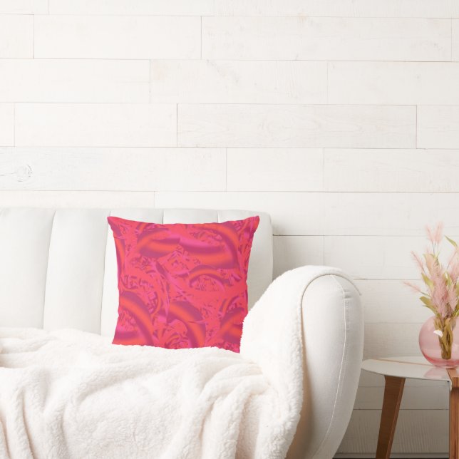 Rose Swirl Throw Pillow (Couch)