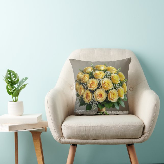 Rose Symbolism Cushion (Chair)
