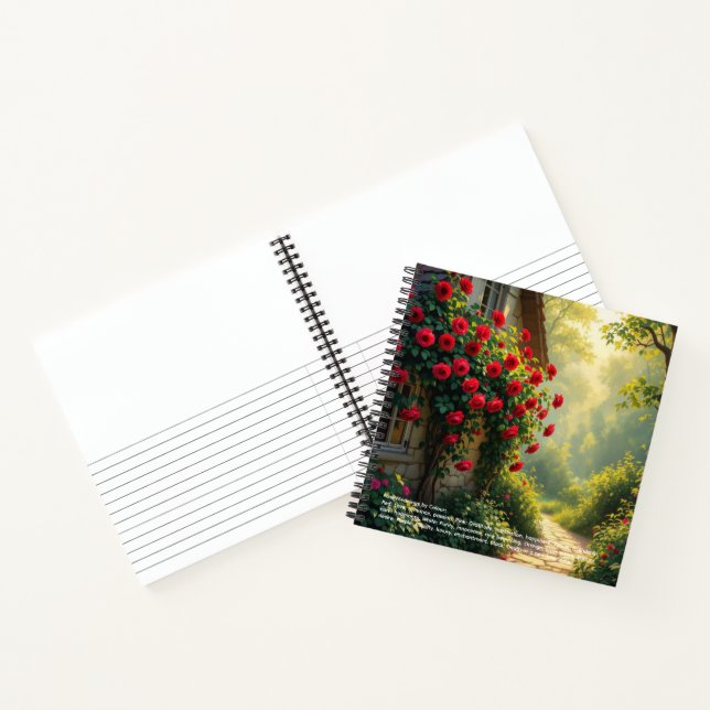 Rose Symbolism Notebook (Inside)