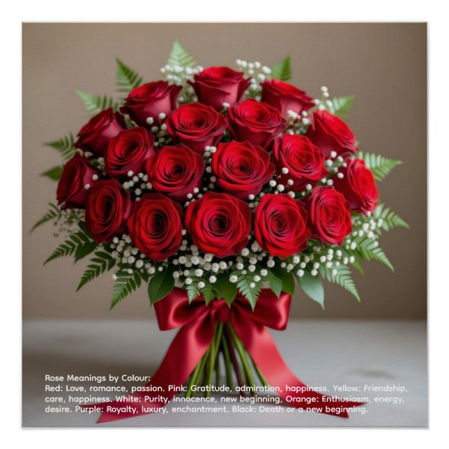 Rose Symbolism Poster (Front)