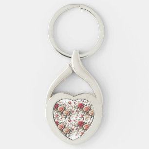 Rose Symphony Key Ring